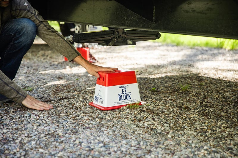 ANDERSEN HITCHES | RV & Trailer Accessories | 2-Pack Trailer EZ Jack Blocks | Leveling System | RV Stabilizer Stands | Heavy Duty Camper Leveler | 3621 - Image 2